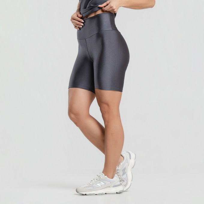 Short Glam Cinza