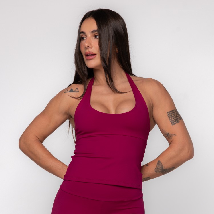 Camiseta Bossa Frente Única Vinho