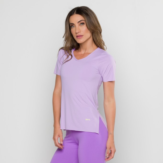 Blusa Gola V Lilás