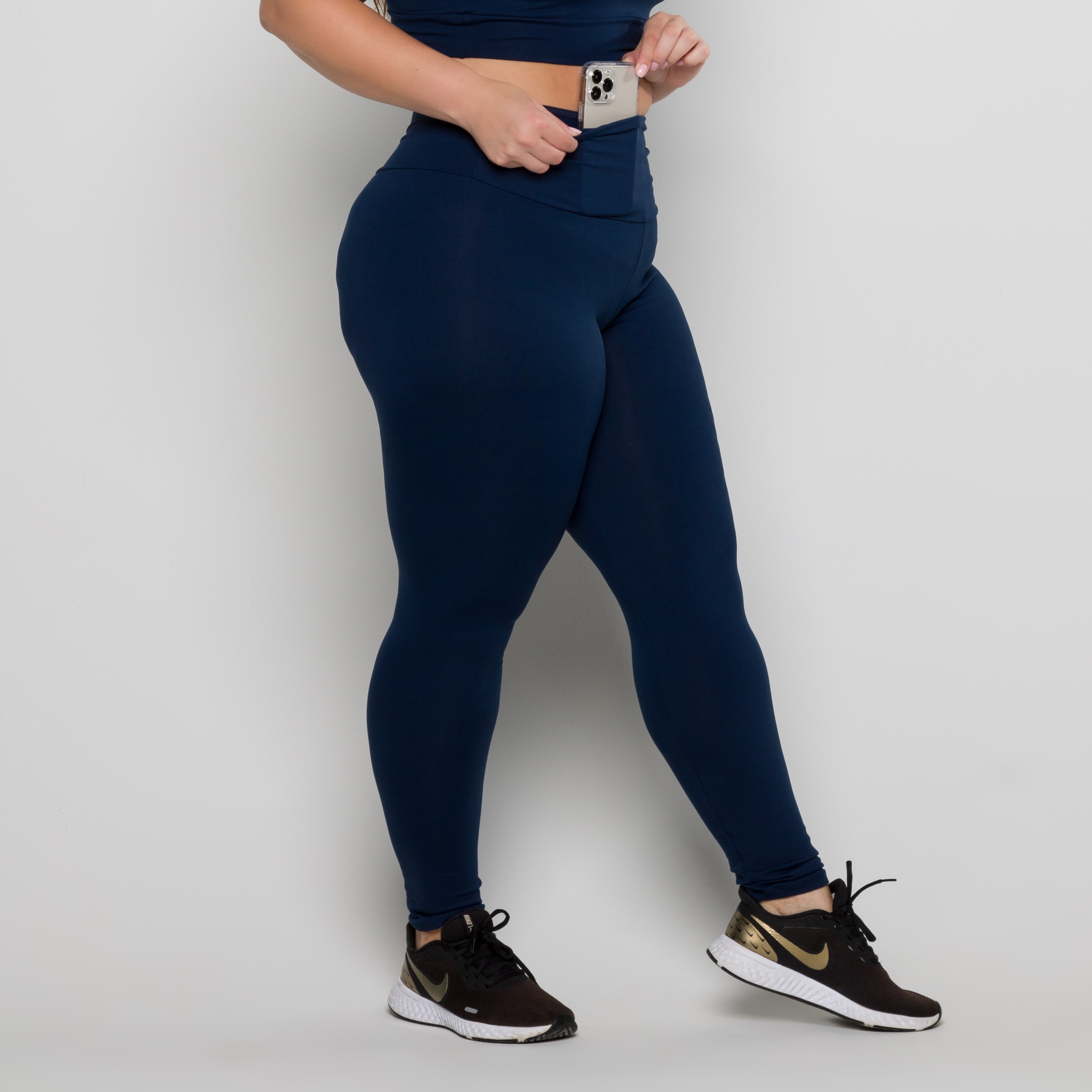 Leg sales azul marinho