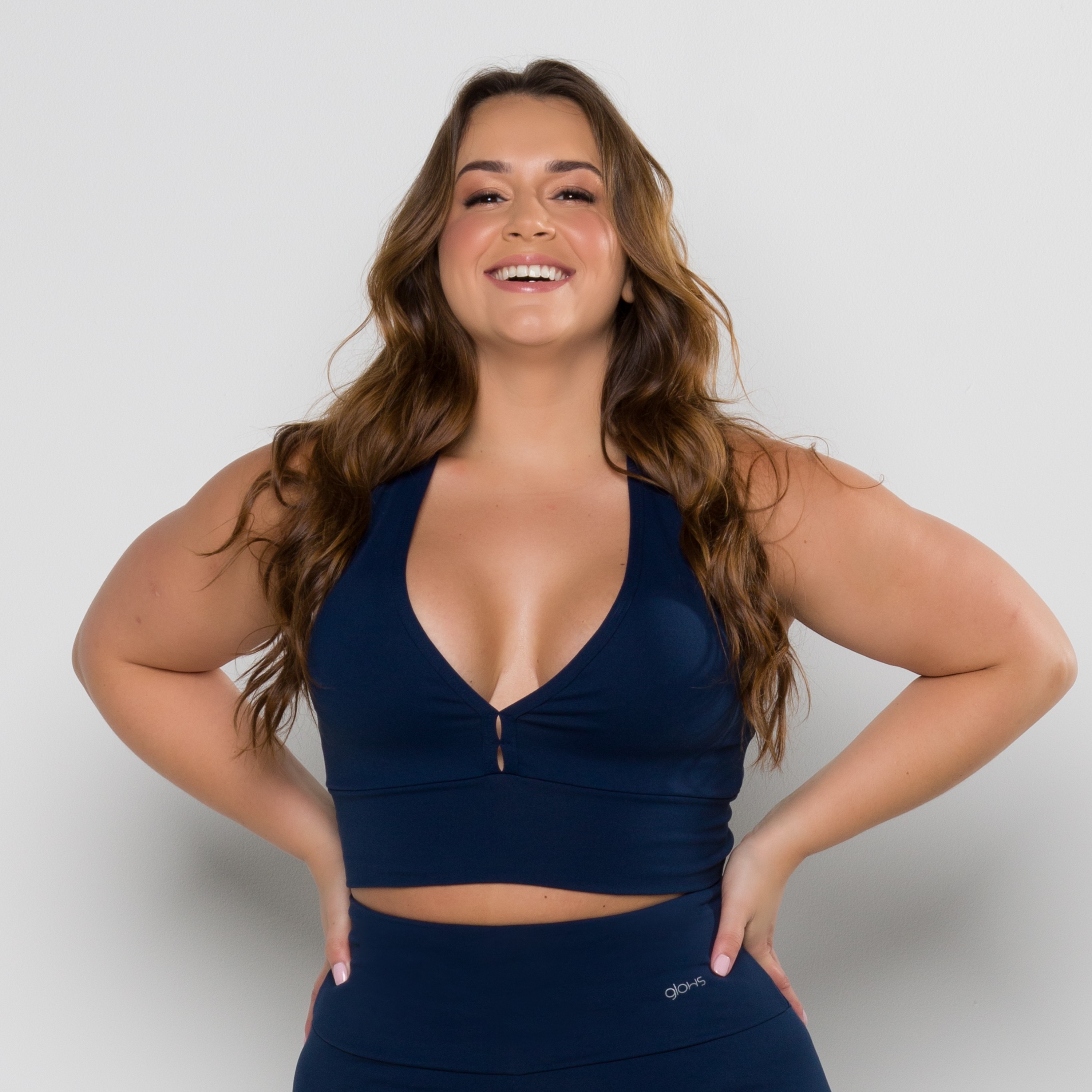 Top Mari Azul Marinho Linha Conforto