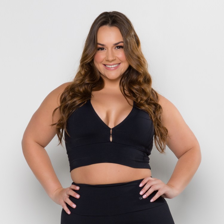 Top Mari Preto Linha Conforto