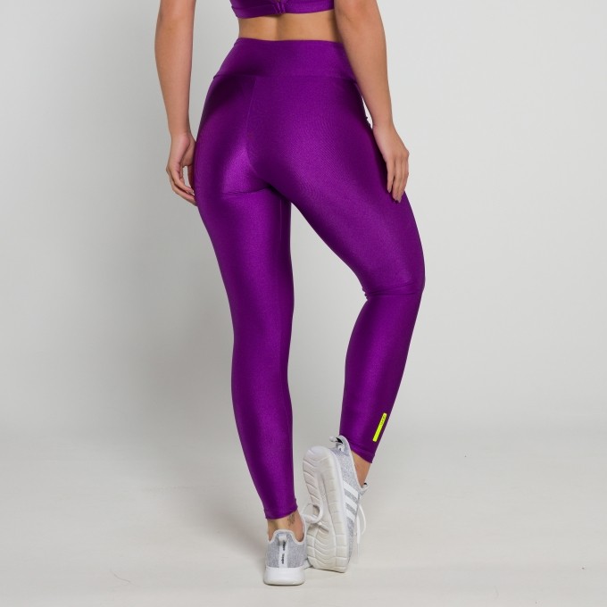 Calça Legging Glam Roxa
