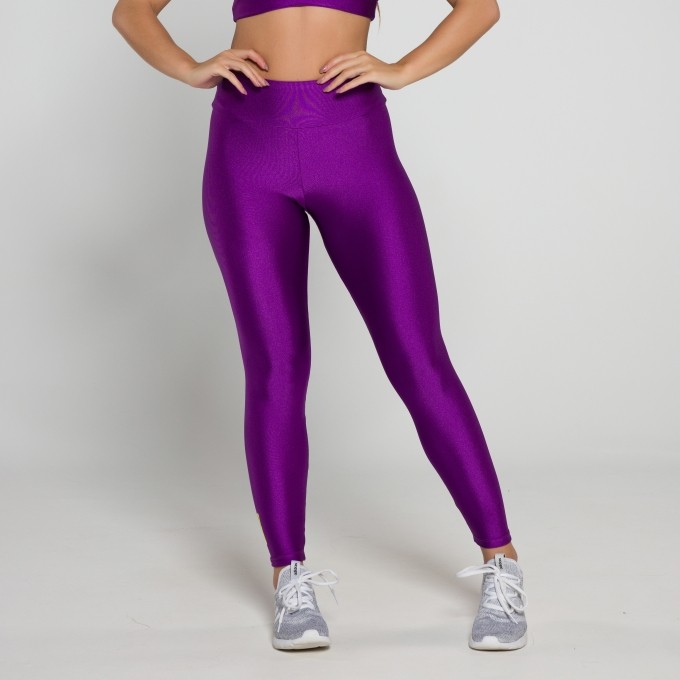Calça Legging Glam Roxa