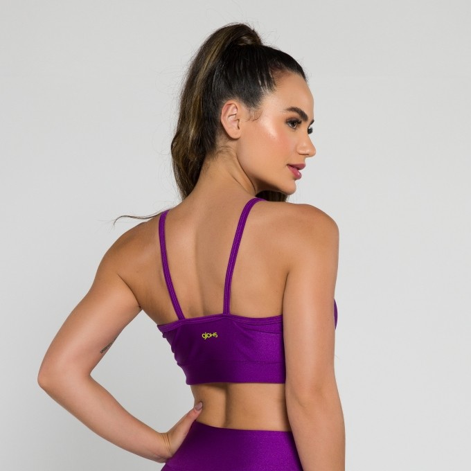 Top Glam Franzido Roxo