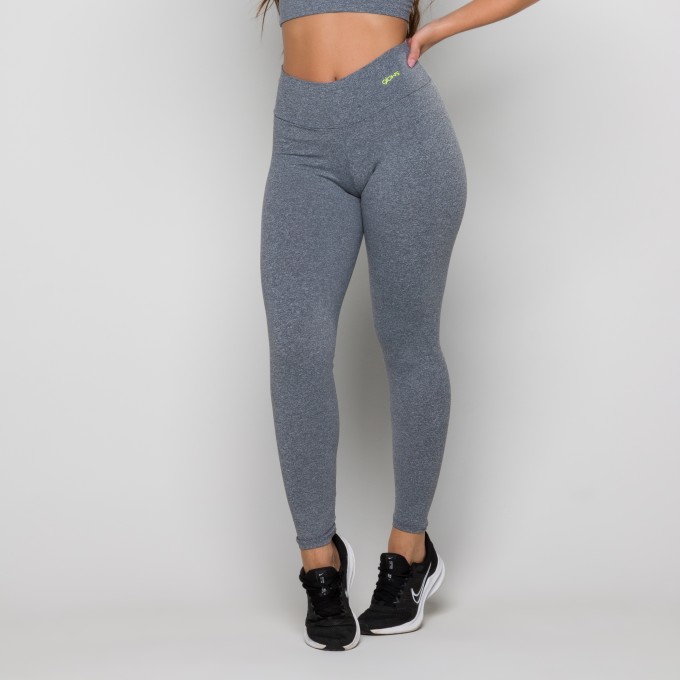 Calça Legging Suplex Cinza