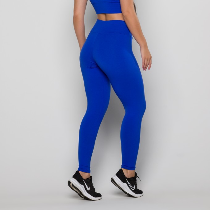 Calça Legging Suplex Azul Royal