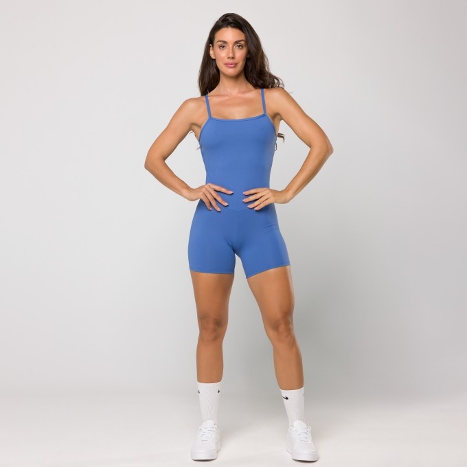 Macaquinho Fitness Oxy Azul