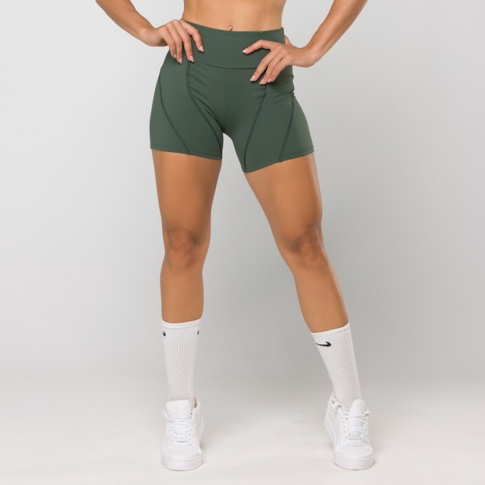 Short Oxy Verde Musgo com Recortes