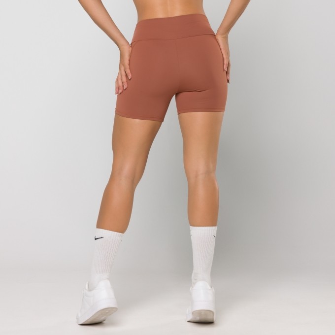 Short Oxy Marrom com Recortes