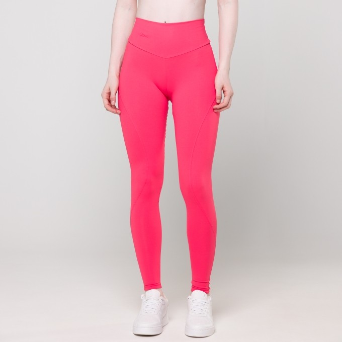 Calça Legging Oxy Rosa Pitaya com Recortes