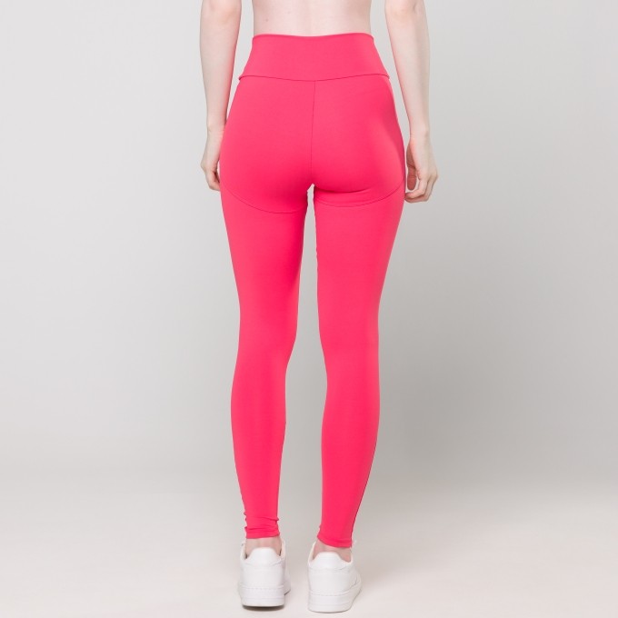 Calça Legging Oxy Rosa Pitaya com Recortes