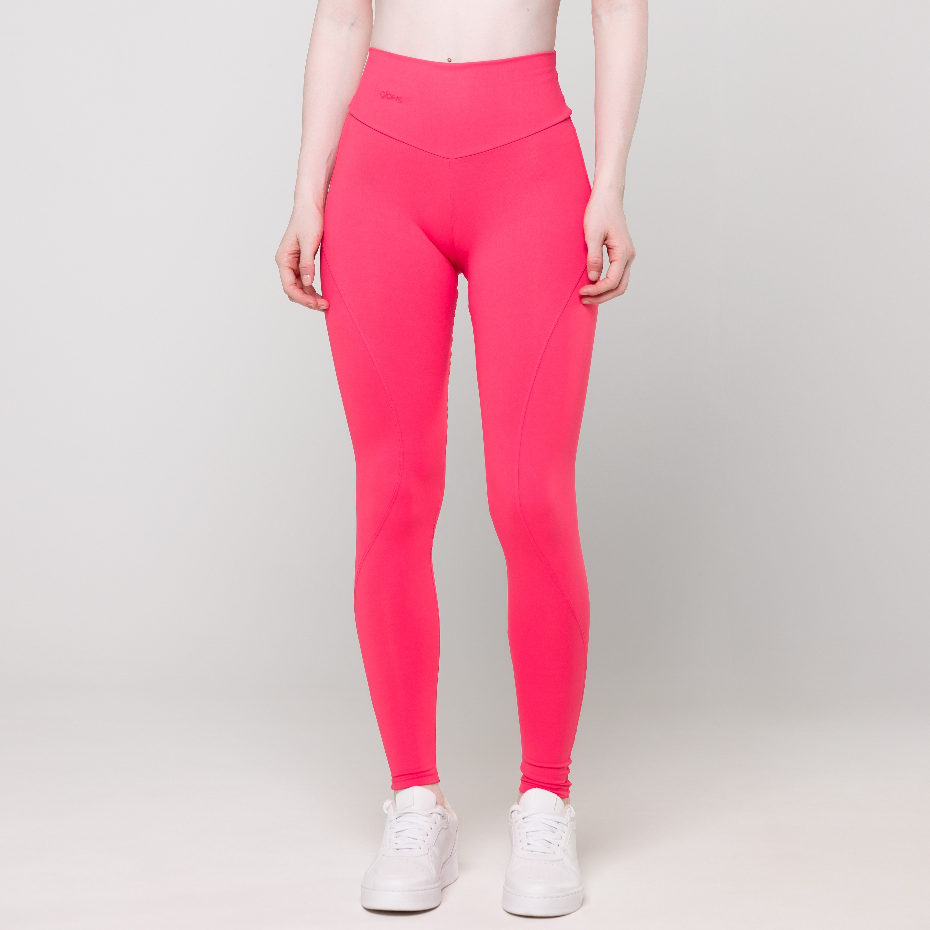 Calça Legging Oxy Rosa Pitaya com Recortes