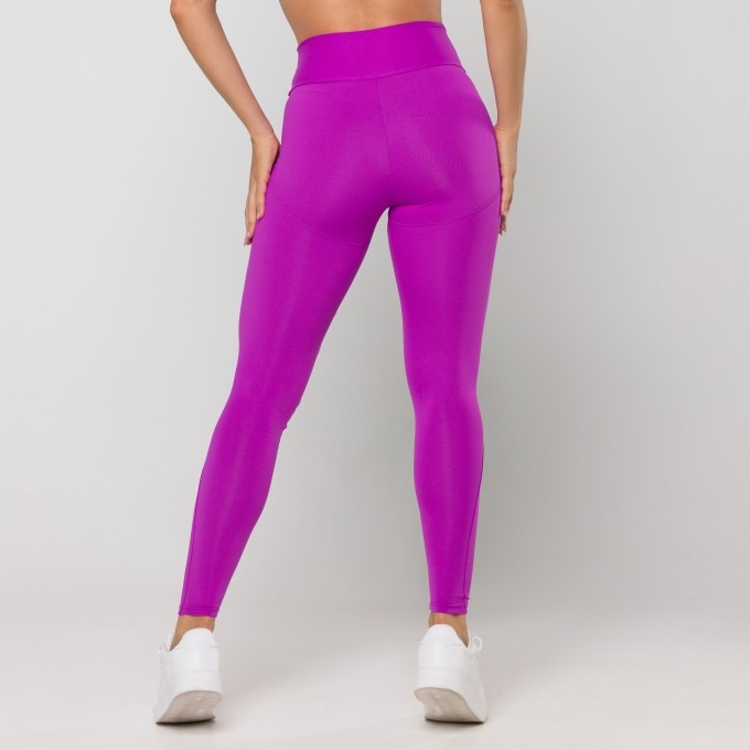 Calça Legging Oxy Fuchsia com Recortes