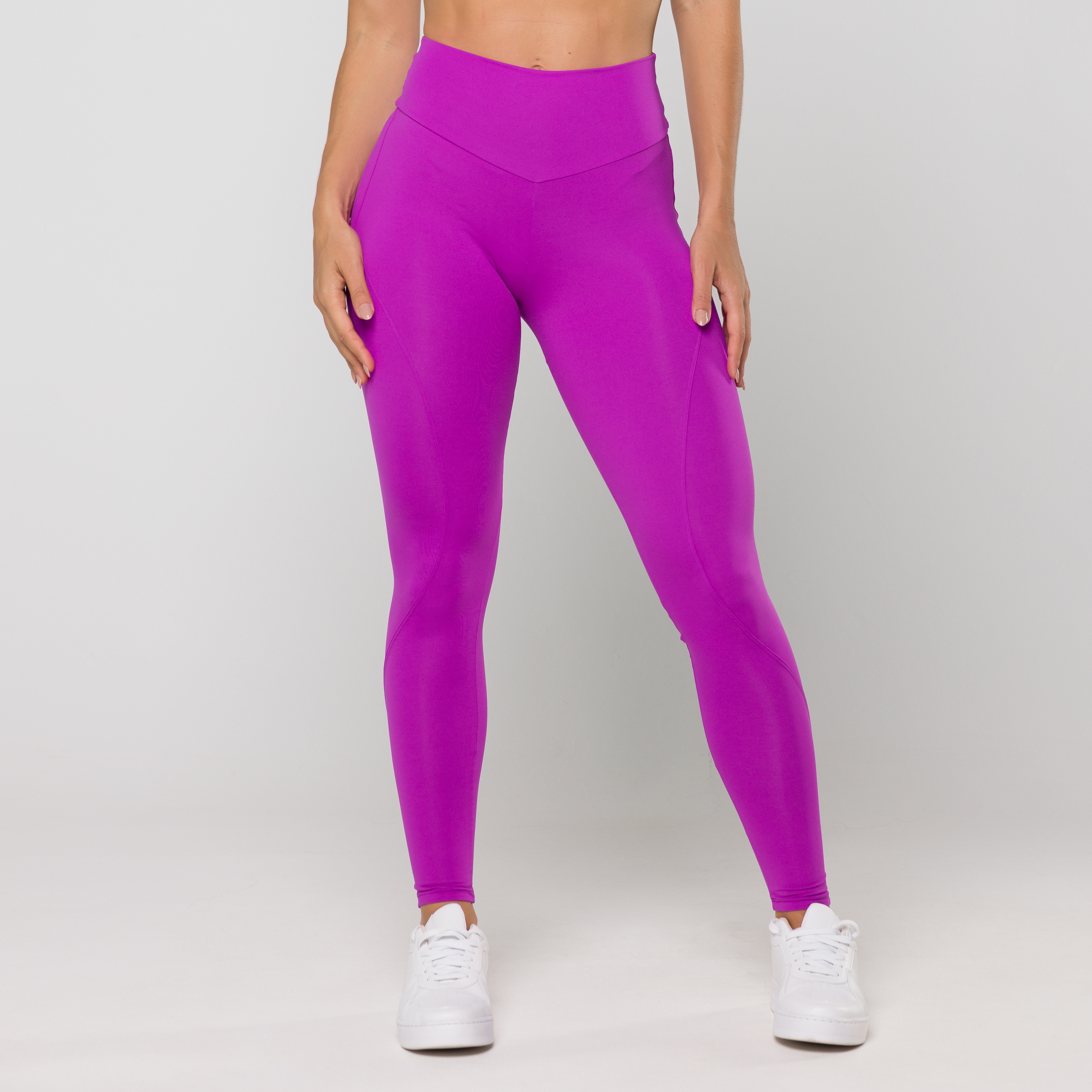 Calça Legging Oxy Fuchsia com Recortes