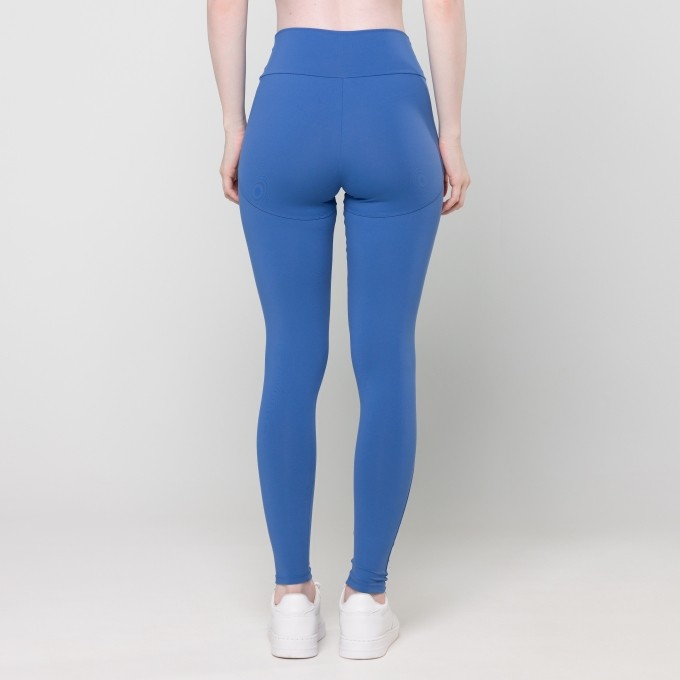 Calça Legging Oxy Azul com Recortes