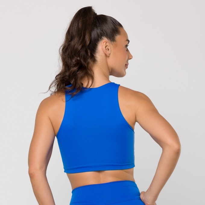 Cropped Luna Azul Royal