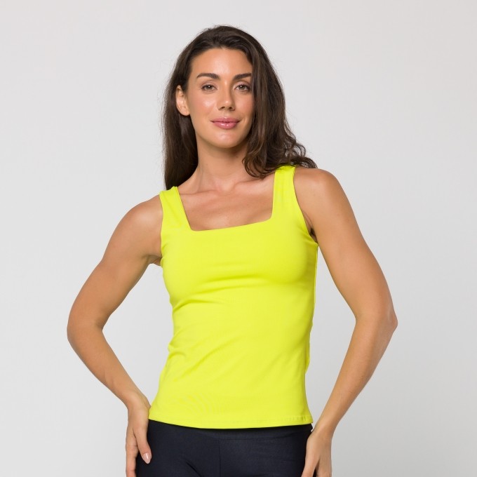 Regata Basic Amarelo Limão