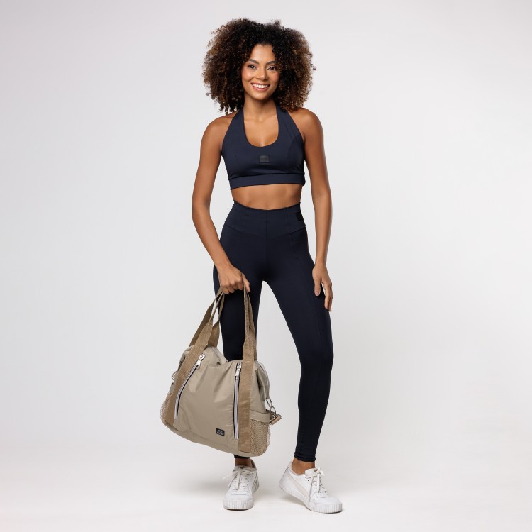 Bolsa Fitness Feminina Areia