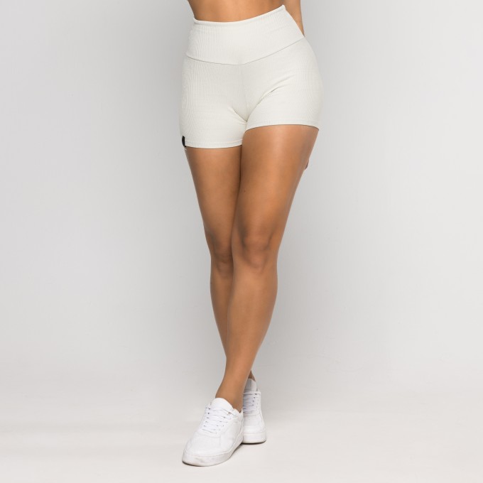Short Aura Canelado Off White