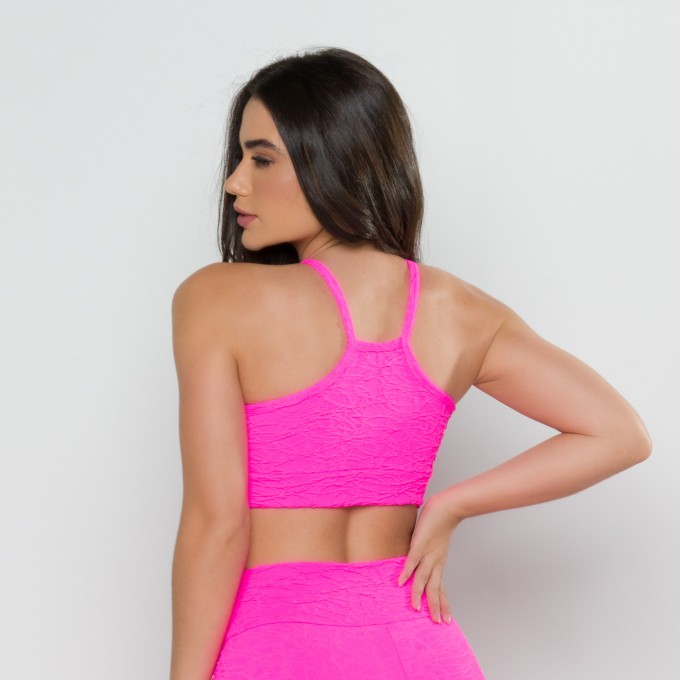 Top Fenda Textura Pink