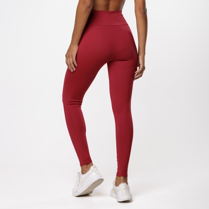 Calça Legging Drop Vermelho Cherry