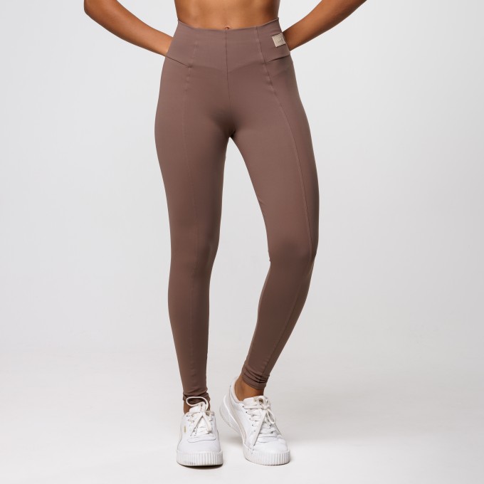 Calça Legging Drop Marrom Castanho