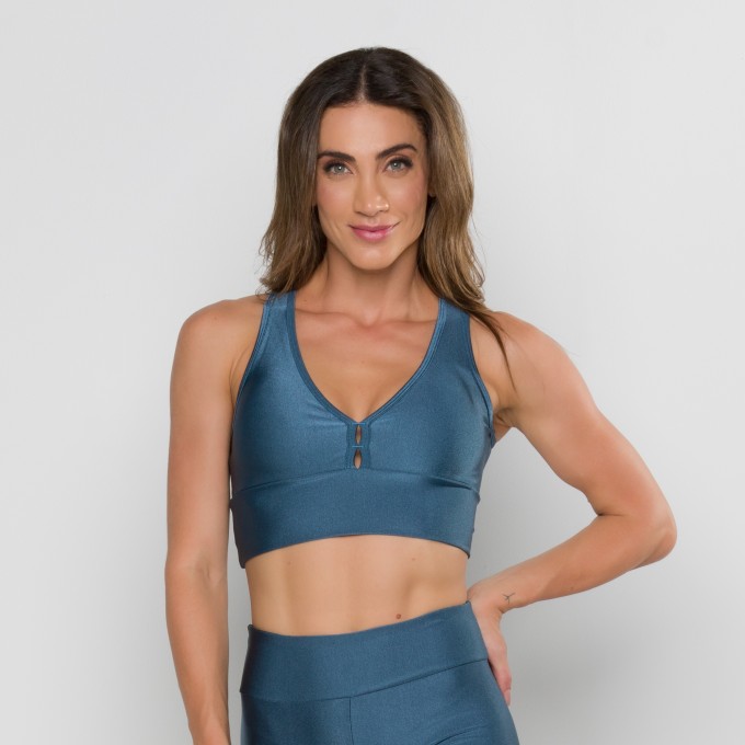 Top Mari Glam Azul