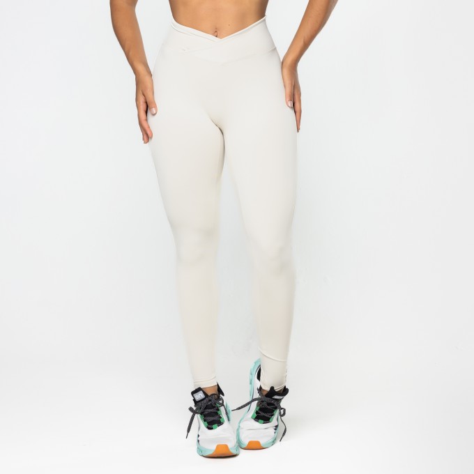 Legging Gaia Cós Cruzado Off White