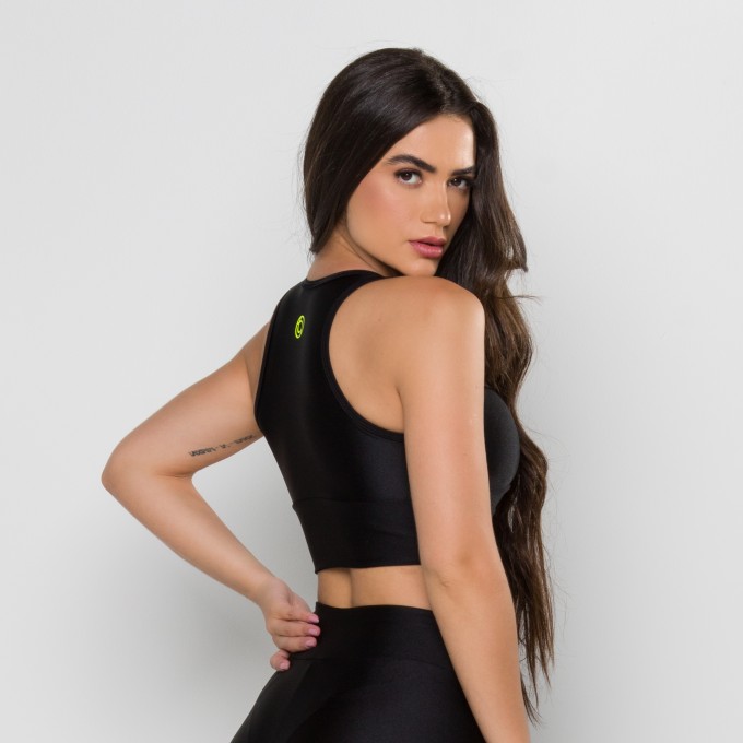 Top Mari Glam Preto