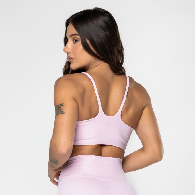 Top Sense Nadador Rosa Claro
