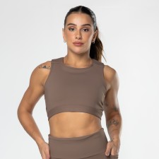 Top Pacer Antiimpacto Marrom Castanho