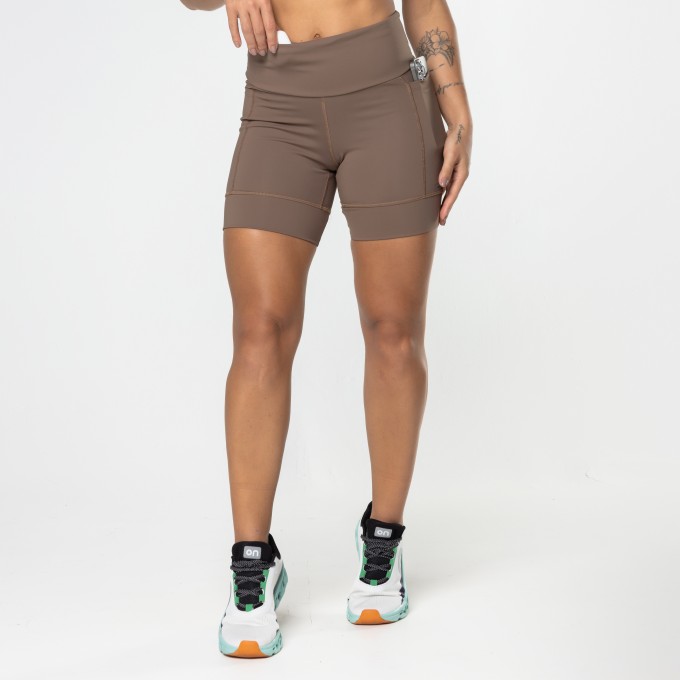Short Moove Marrom Castanho