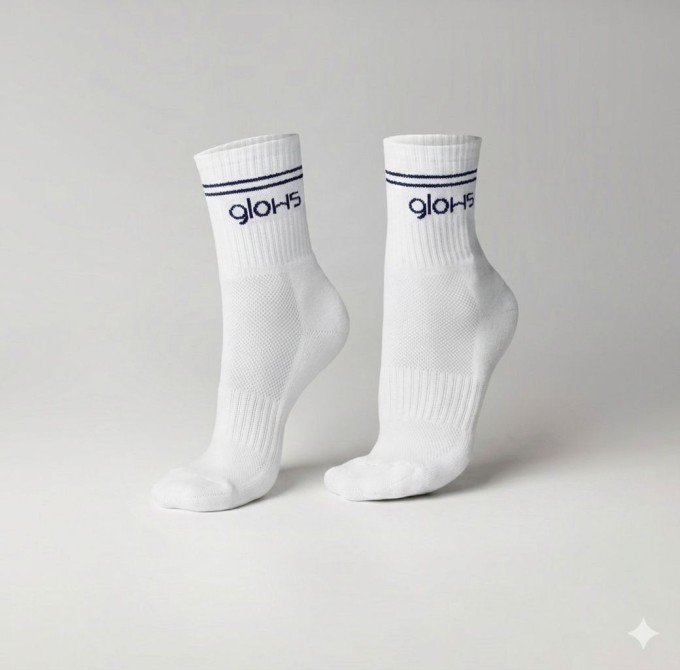 MEIA ESPORTIVA CANO MÉDIO BRANCA