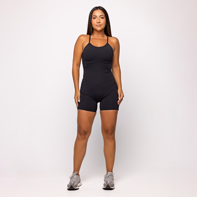 Macaquinho Fitness Sollis Preto