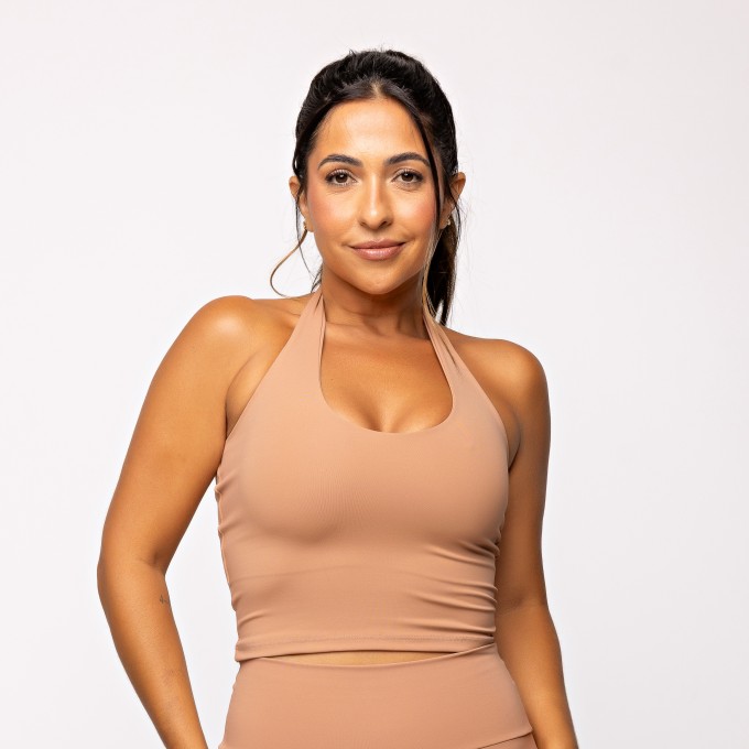 Camiseta Sollis Frente Única Mocha