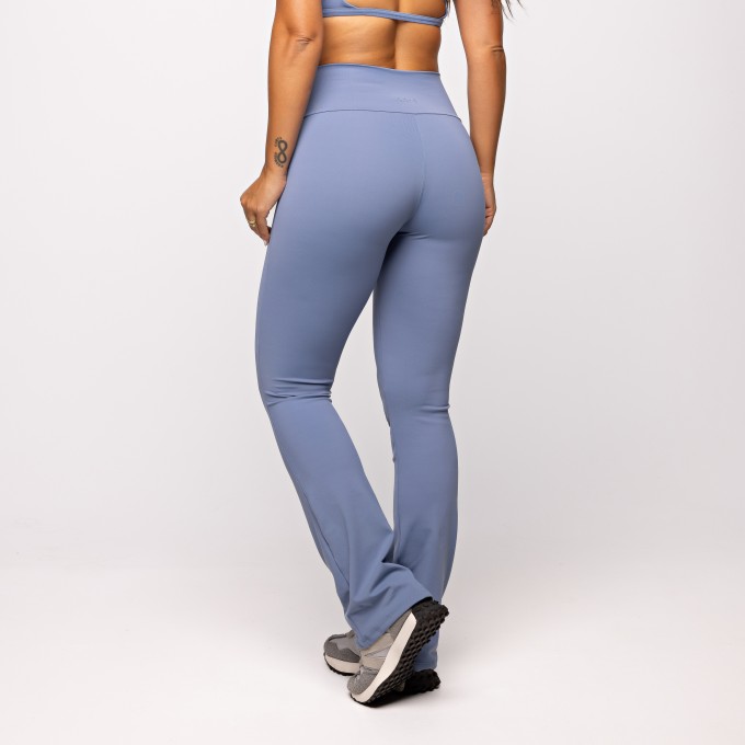 Calça Flare Azul