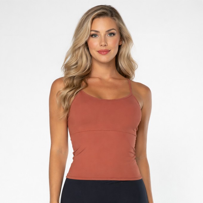 Camiseta Alça Fina Bronze