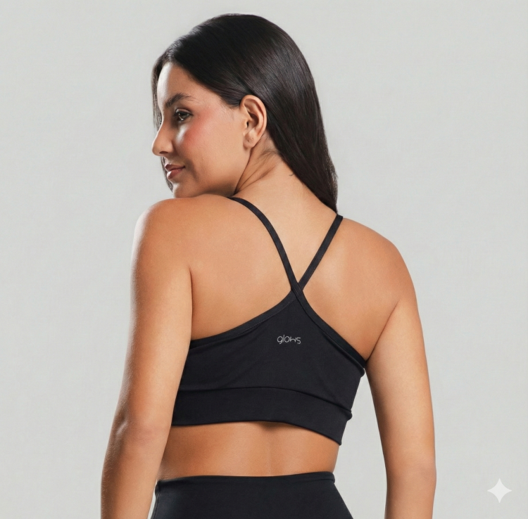 Top Básico Nadador Preto