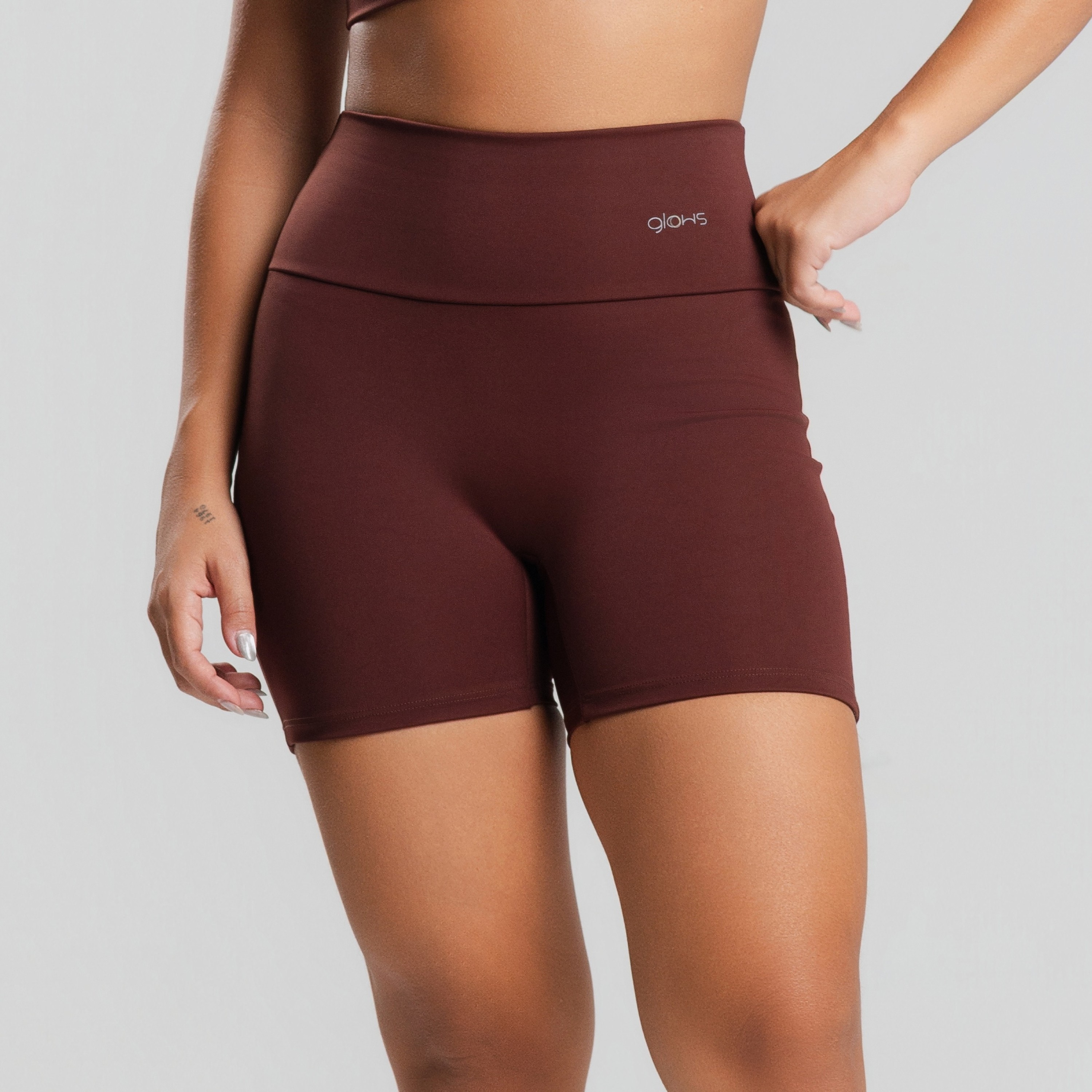 Short Básico Marrom