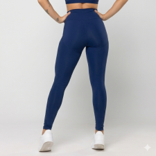Calça Legging Oxy Marinho com Recortes