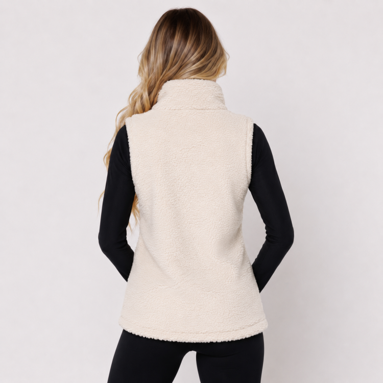 Colete Peluciado Off White